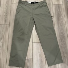 NWT Hurley Jet Set Tech Pant Men  s Flat Front Moisture Wick 38x30 Green