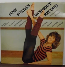 Jane Fonda's Workout Record vinyl AL38055 2-record set  080518LLE