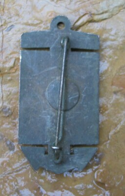 Insigne Marine Française – L'Escarmouche – Frégate – Poinçon AB – Occasion