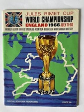 Original 1966 World Cup Official Souvenir football Programme