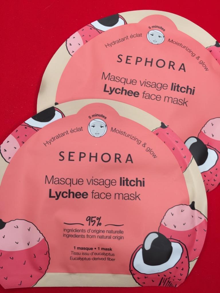 2x SEPHORA Lychee Face Mask Moisturizing 2 Treatment Masks Total FREE SHIP! 3378872139096 eBay