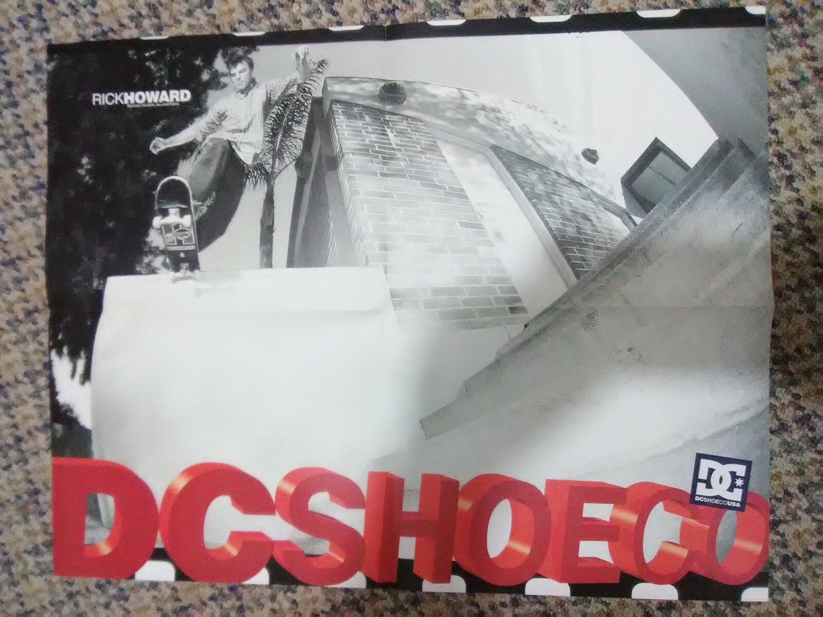 Vintage DC Shoes Rick Howard Skateboard 