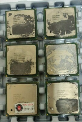 6x Intel Pentium4 SL6RZ 2,4GHz / 512KB / 533MHz Sockel 478 Prozessor CPUs
