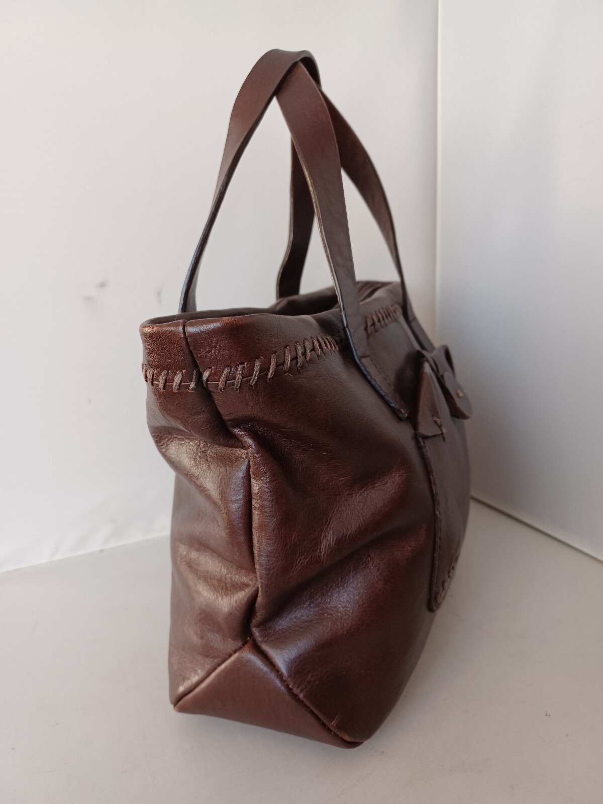 Hidesign Brown Supple Leather Handbag eBay