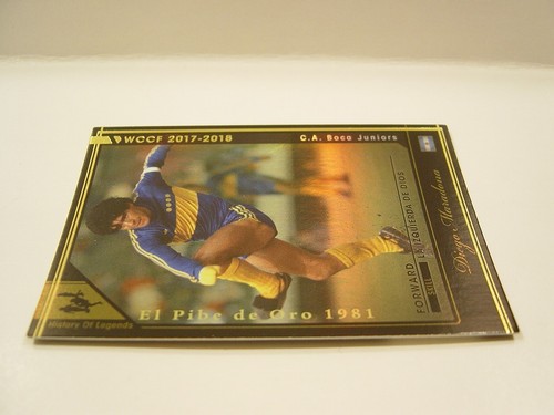 Panini WCCF 2017-18 HOLE Diego Armando Maradona Boca Juniors Storia delle Leggende - Foto 5 di 8