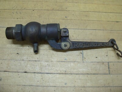 Vintage Reliance Brass Steam Valve Drain Industrial Machine Age Steampunk