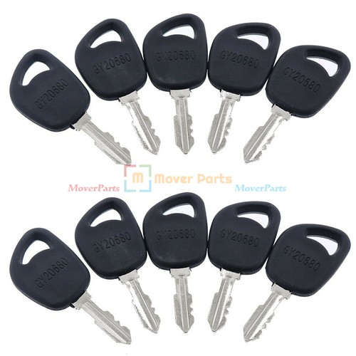 Lot De 10 Clés D'allumage GY20680 Compatibles John Deere, Murray, Toro Et Autres Tondeuses Et Tracteurs | Clé De Contact Multifonction Pour Entretien Et Remplacement