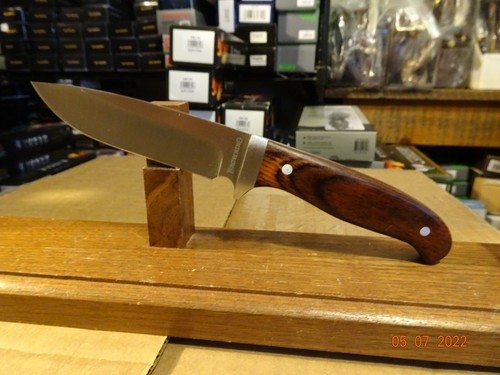 BROWNING CUTLERY 8.13" FIXED BLADE KNIFE 440 S.S BLADE BIRCHWOOD HANDLE AWESOME - Picture 10 of 12