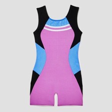 Girls' Biketard - Freestyle by Danskin Purple 2T