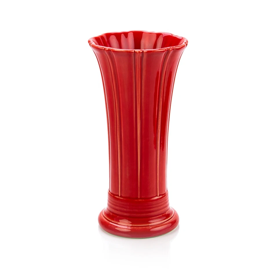 Fiesta® Medium Flower Vase | Scarlet