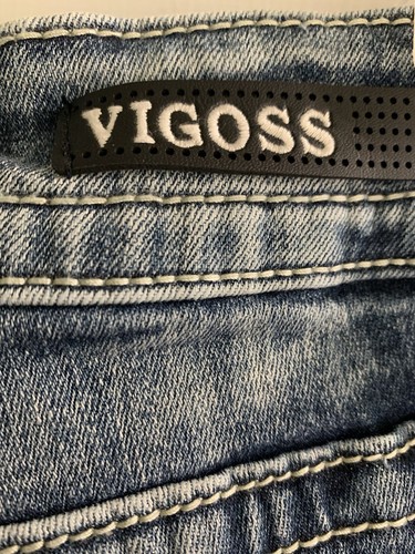 VIGOSS Women's Jeans Heritage Fit Dark Wash Demim Boot Cut S14 L34 Preowned - Picture 7 of 9