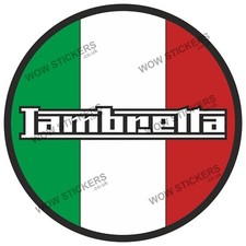 Lambretta Italy Motorbike sticker motorcycle car Moped Scooter tank decal