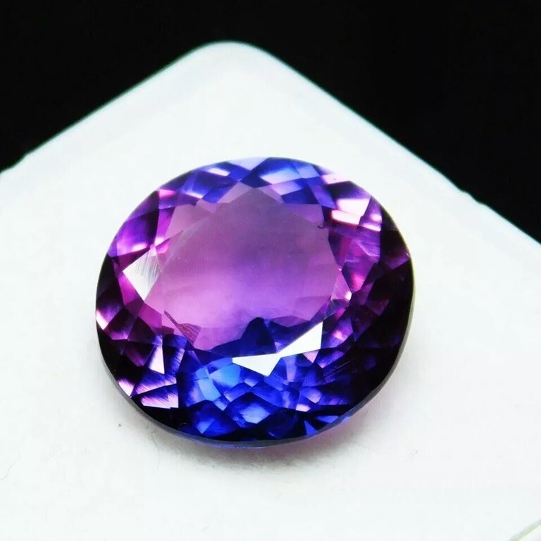 Round Extremely Rare Natural Purple Tanzanite Loose Gemstone 6.05 Ct Certified