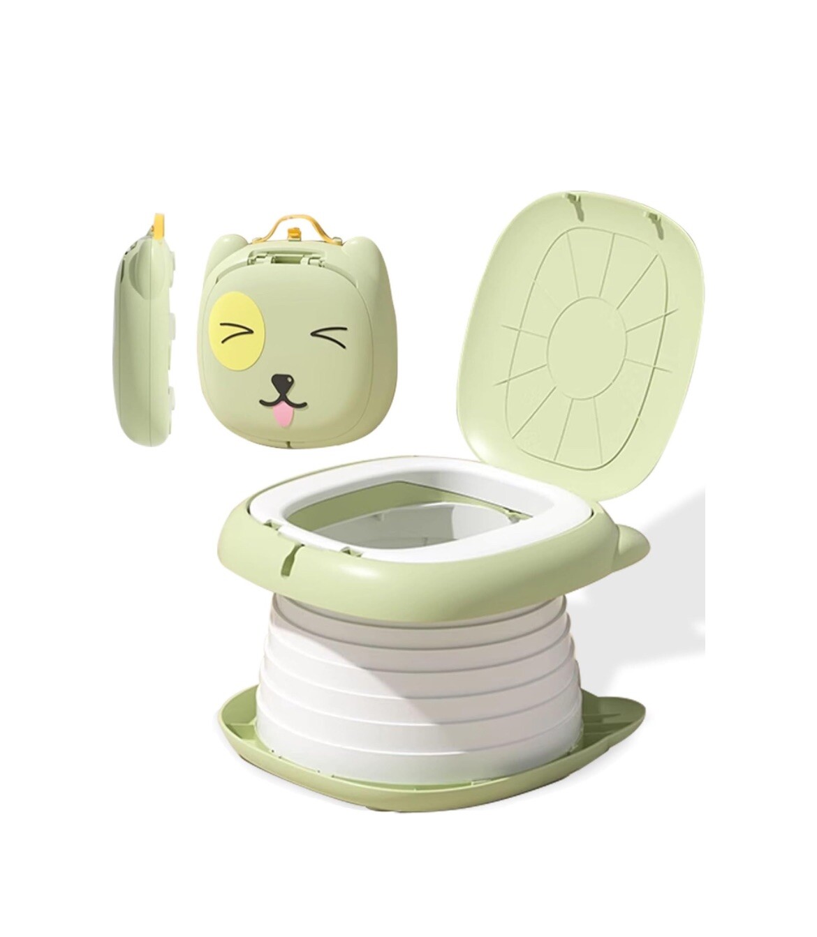 Pot de voyage pour enfants : siège de toilette pliant compact pour sorties au parc et vacances