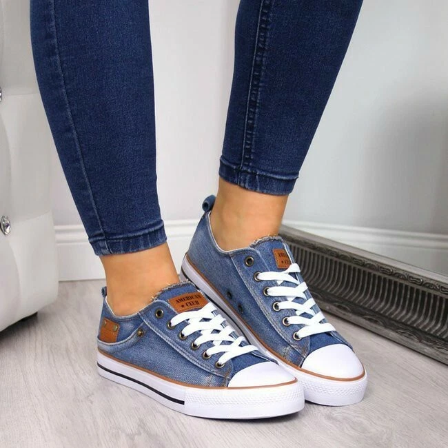 Denim trainers sales mens