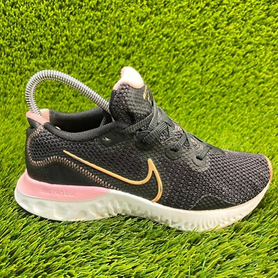 Nike Renew Run Womens Size Black White Pink Athletic Running