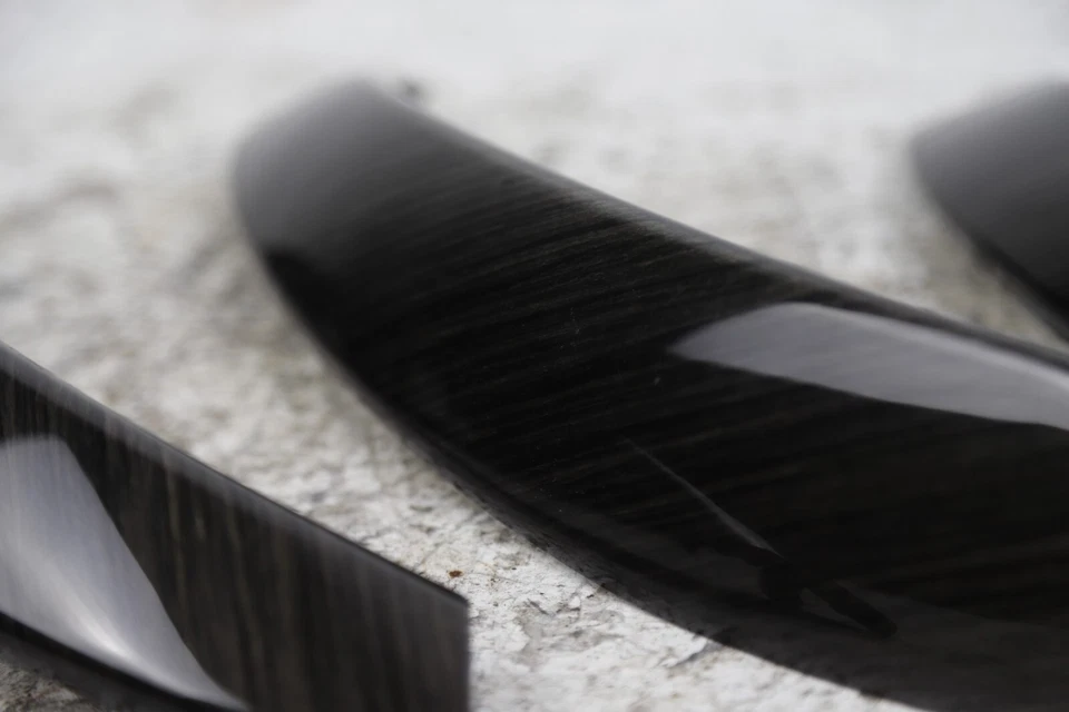 12-18 BMW 320i 328i 335i Puerta Interior Manija Tapicería Cubierta Fineline Antracita SET 3 Foto 2 de 4