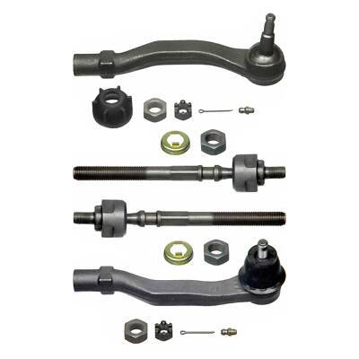 MOOG Steering Tie Rod Ends Kit Front Inner & Outer Set of 4 For Honda Civic