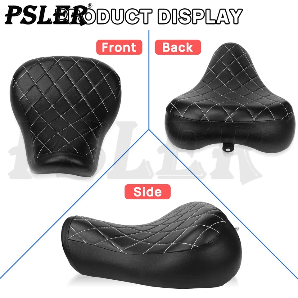 Front Driver Rider Solo Seat For Harley Sportster 883 1200 72 48 1983-2003 Foto 4 de 4