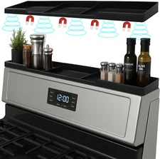 Silicone Magnetic Stove Shelf for Back of Stove - over the Stove Shelf, Magnetic