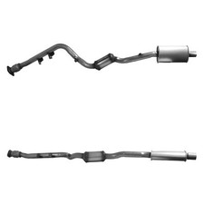 Catalytic Converter Type Approved + Fitting Kit For BMW 1 Series E87 116i Rear