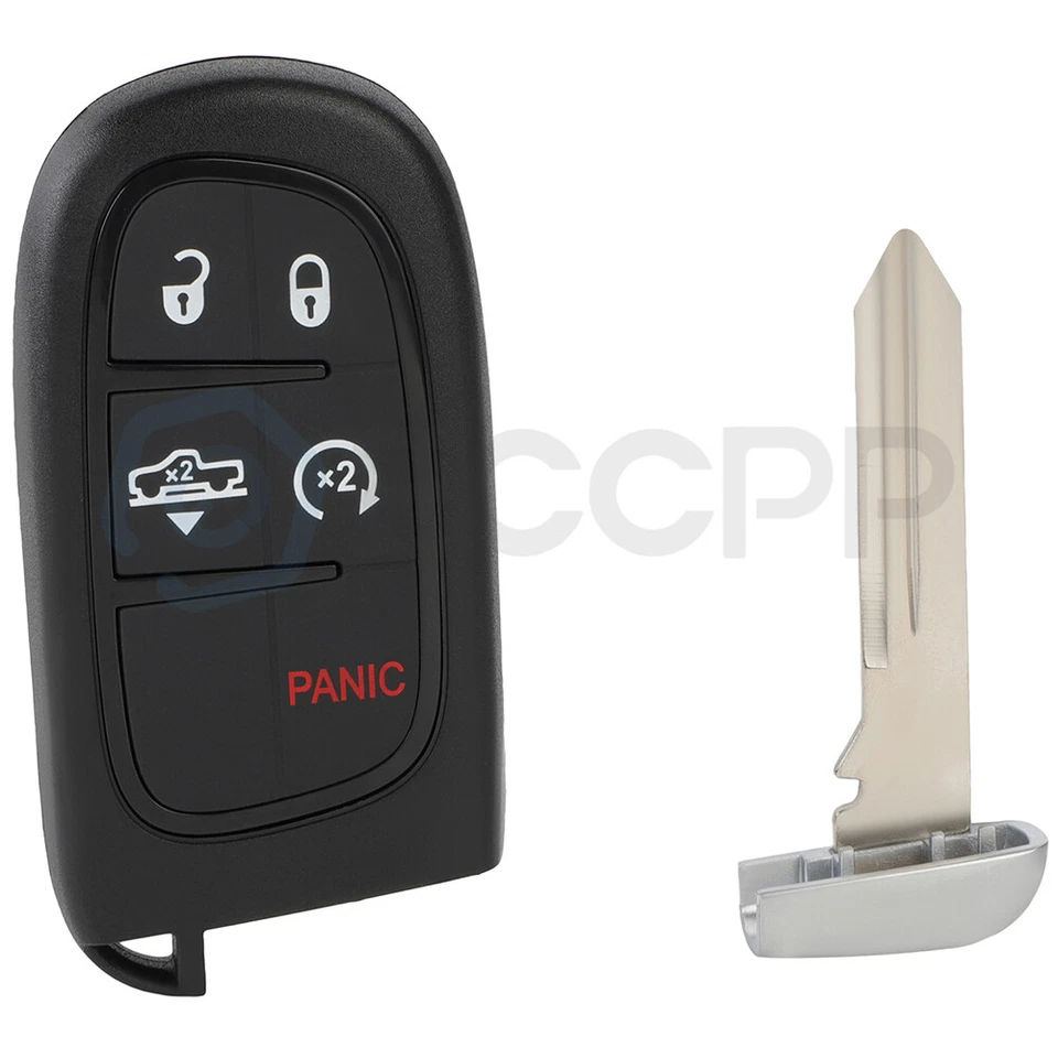 2 para Ram 1500 2500 3500 2014 2015-2019 sistema de entrada remota sin llave 5 botones Foto 3 de 4