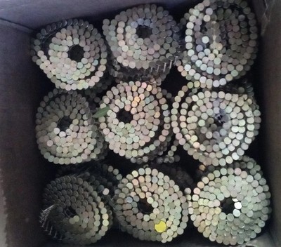 Grip Rite Coil Roofing Nails 1-1/4'' X .120 Smooth Galvanized Steel Lot Of 5