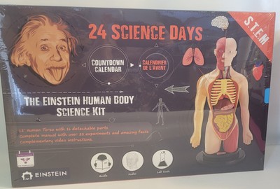 Einstein Human Body Science Kit: 24 S.T.E.M Days Of Experiments  ~ Homeschool 