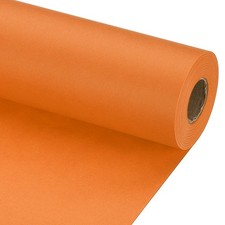Wrapping Paper, 15" x 800"(66') 70 GSM Craft Packing Paper Orange