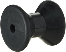 attwood 11205-1 Trailer Boat Rubber Bow 3x3 Roller, Black 3-inch,