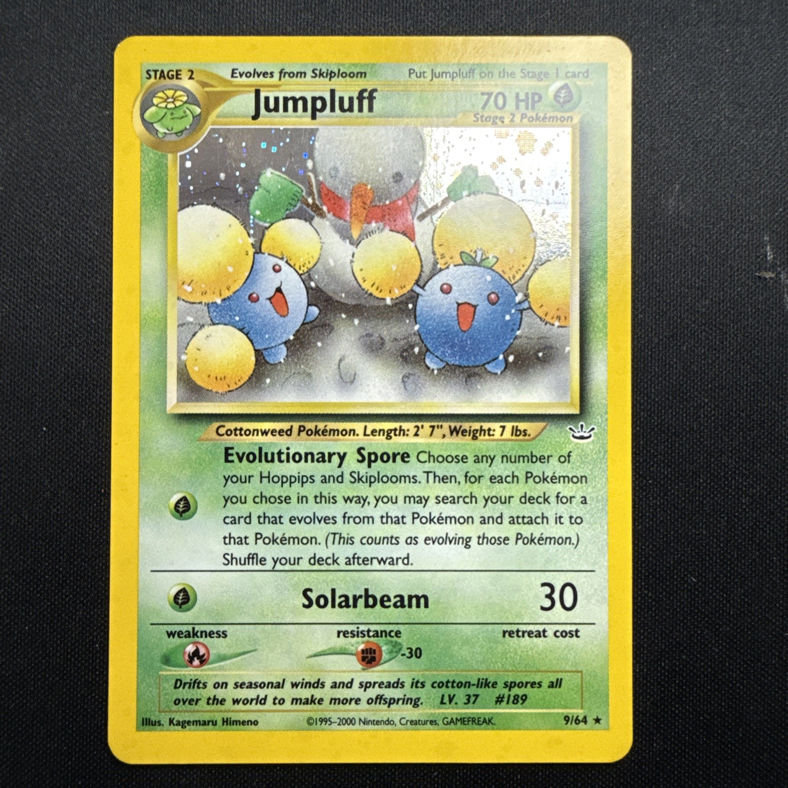 Jumpluff Neo Revelation Unlimited Holo - 9/64 - NM Condition