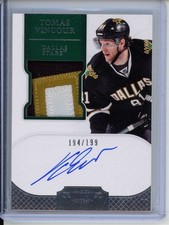 2011-12 Panini Dominion Rookie 194/199 Tomas Vincour #143 Patch Auto