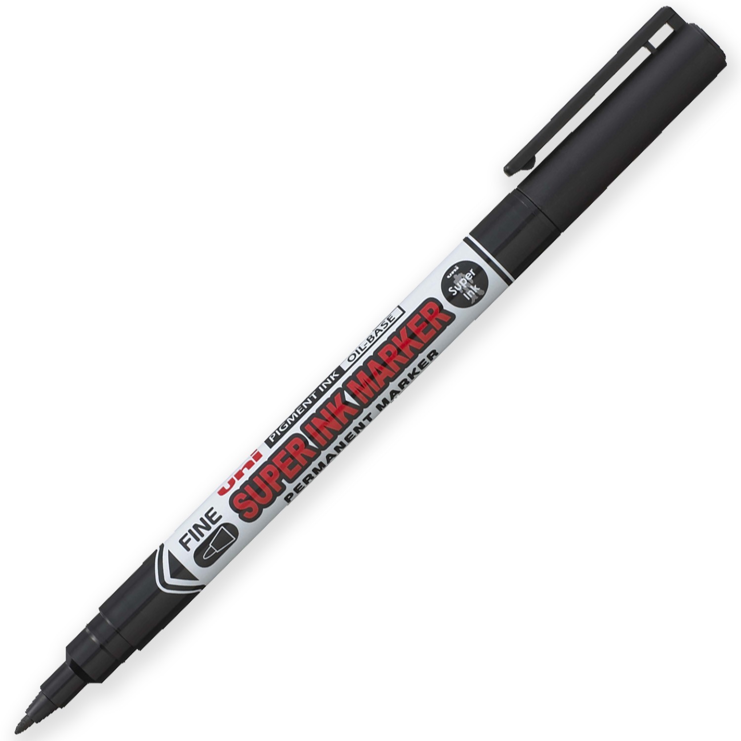 Uni-Ball Super Ink Marker Black Permanent CD DVD Fabric Laun