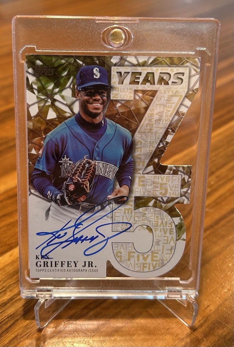 2026 Topps Series 1 Ken Griffey Jr Auto Die Cut Gold /50 - #75YA 