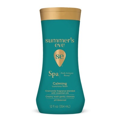 Summers Eve Spa Calming Daily All-Over Feminine Wash, 12 Fl Oz, pH Balance Fe...
