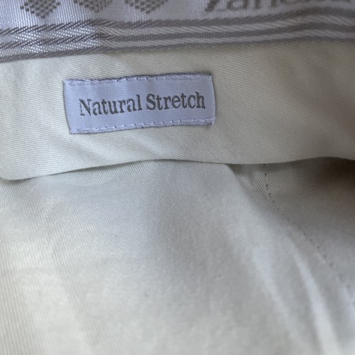 Zanella Men's Todd 100% Wool Flat Front Dress Pants Taupe Natural Stretch 38x31 - Picture 4 of 6