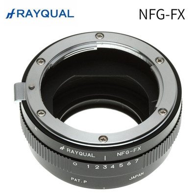 Rayqual Mount Adapter Nikon F Objektiv auf Fujifilm X-Mount G Type...