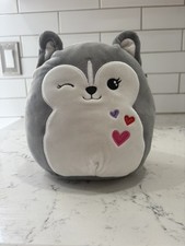 Squishmallows Heidi the Husky Dog 2021 Valentines Day Kellytoy Plush Girlfriend