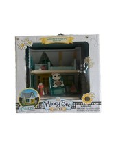 Honey Bee Acres Sunflower Country Cottage Dollhouse Playset, 17 Pieces, NEW