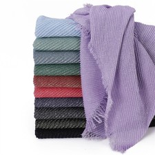 Women's Glitter Scarves Solid Color Large Shawls Head Wraps Fringe Headscarves