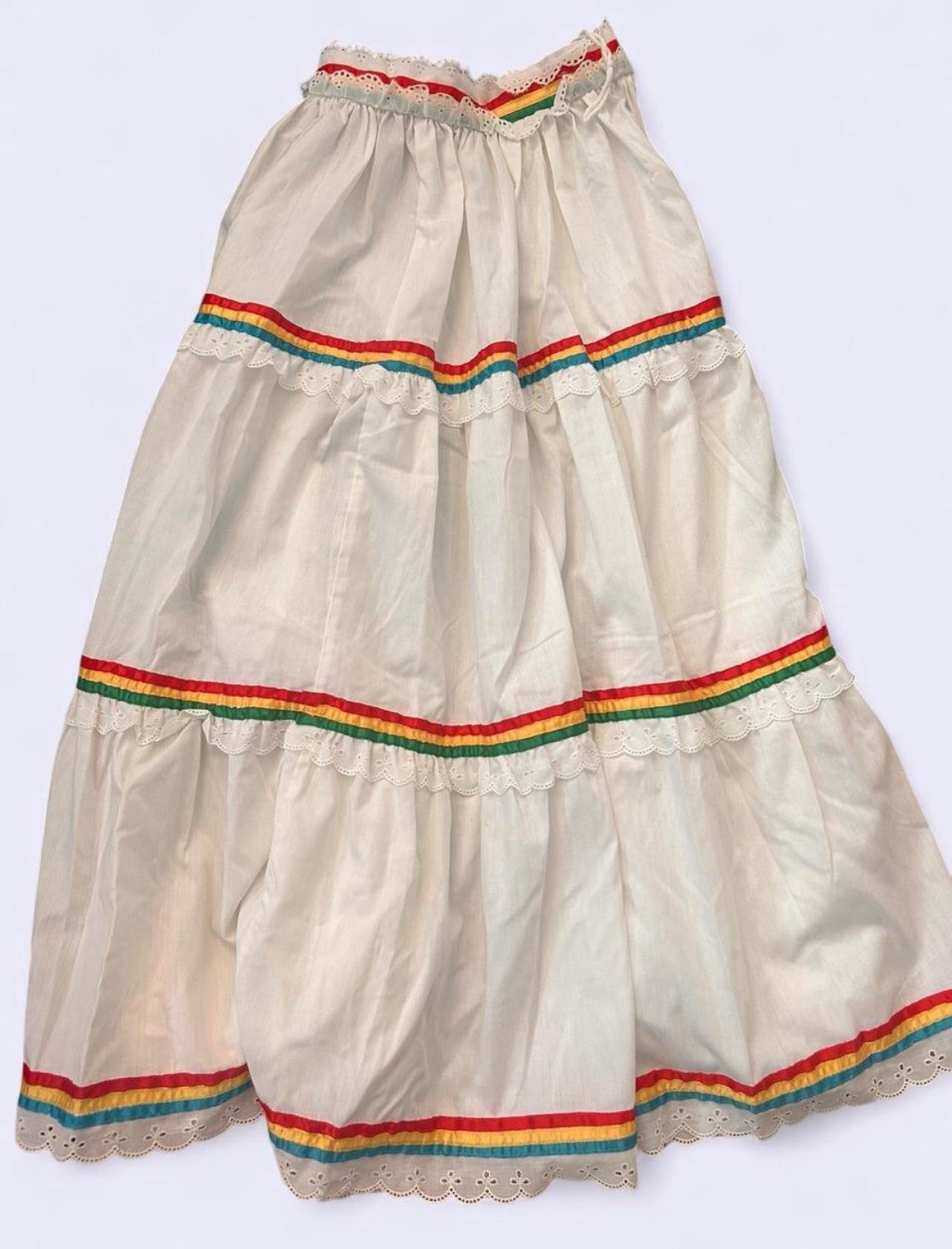 Beautiful vintage 1970’s Young Edwardian Coquette style skirt.