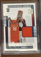 2025 Donruss WNBA SANIYA RIVERS Rookie Jersey Patch Connecticut Sun RC