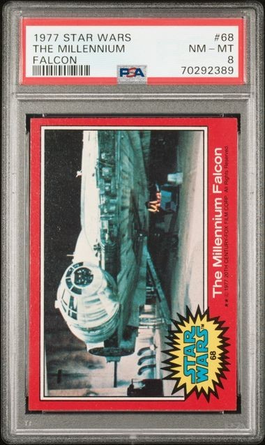 1977 Topps Star Wars The Millennium Falcon #68 PSA 8!