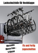 Lackschutzfolie f&uuml;r Mercedes 447 Hecktr&auml;ger Fahrradtr&auml;ger Heckfahrradtr&auml;ger