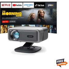 Officially-Licensed APP & Dolby Audio] 4K Projector with WiFi and Bluetooth,T...