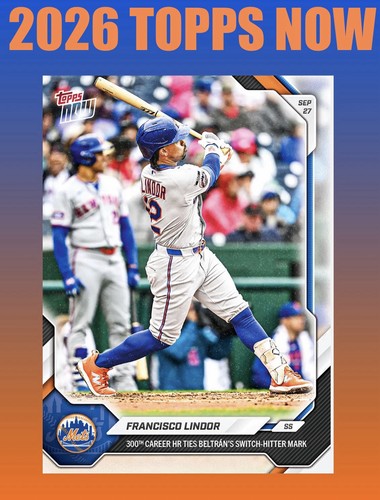 2026 Topps Now 730 Francisco Lindor