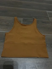 Lululemon Power Pivot Ribbed Tank Top Camel Size 4