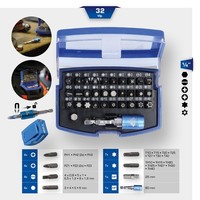 "Bit-Satz 32-Tlg KS Tools Schraubendreher Set Werkzeug 1/4\" 1/2\" Metall"