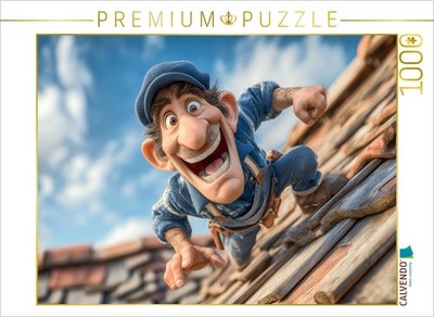 CALVENDO Puzzle Schwerkraft ist der wahre Vorarbeiter | 1000 Teile Lege-Größe 64