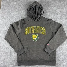 Southeastern Louisiana Gray Charcoal Hoodie Sweatshirt Medium SLU SELU Lions